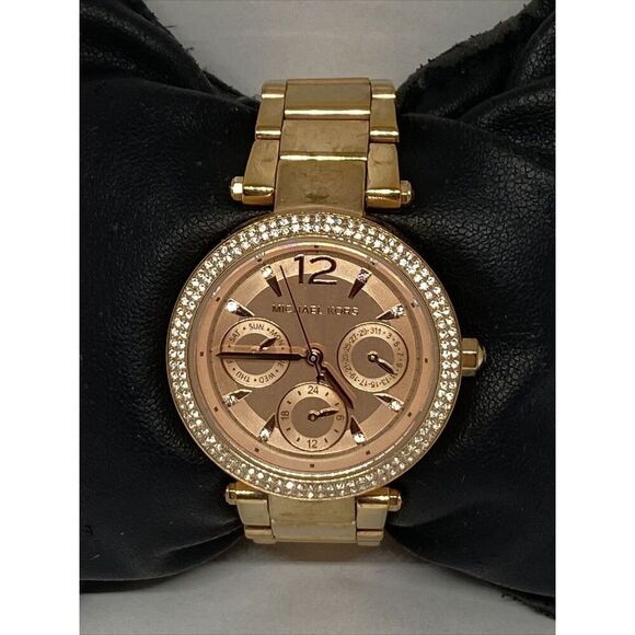 Michael Kors Parker MK6352 Women Stainless Steel Analog Dial Quartz Watch JK345 - Picture 3 of 12